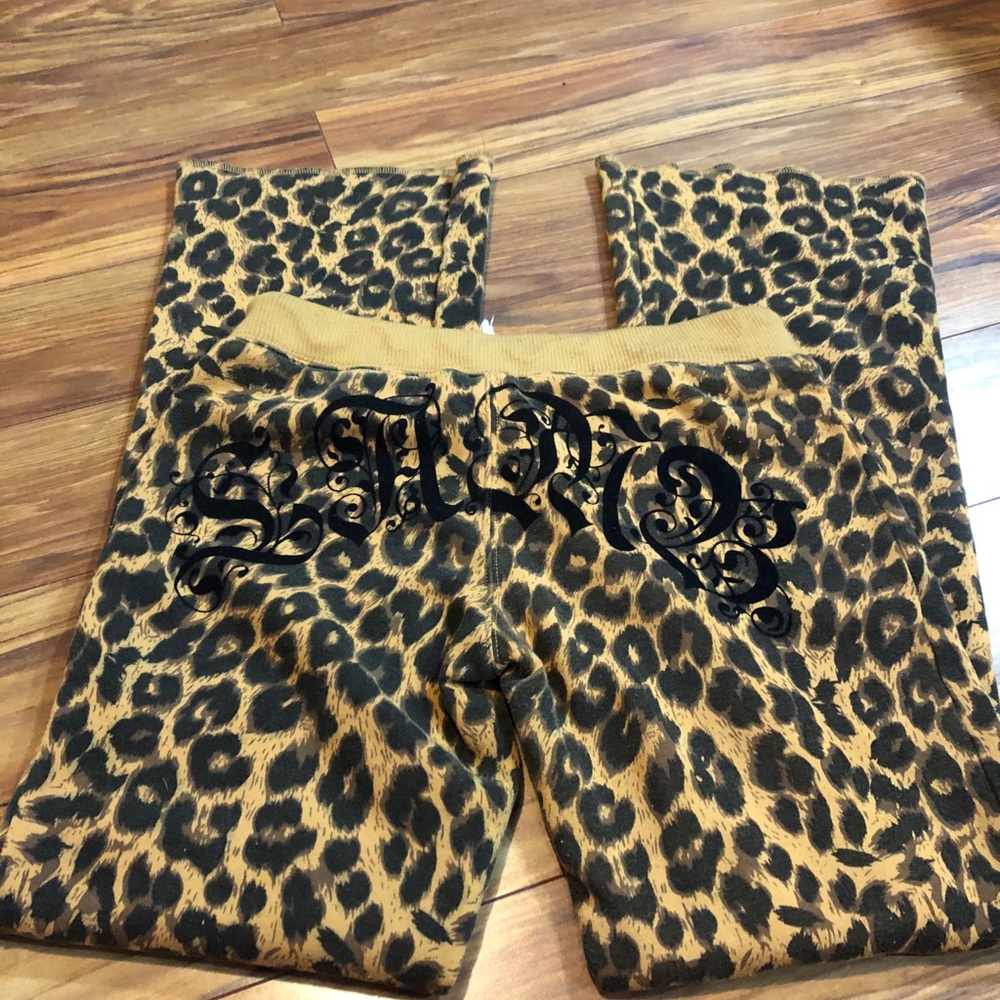 Rare LAMB leopard print sweatpants